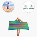 Oversized Microfiber Beach Towel 59" x 30"