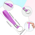 Printed Silicone Wristband Keychain