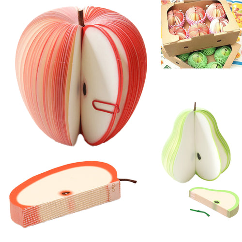 100 Sheet Creative Fruit Shaped Sticky Notes