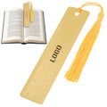 Brass Bookmark Ruler With Tassel