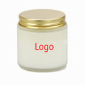 Frosted Glass Scented Candle Jar