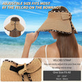 Sun Visors Foldable Straw Hats