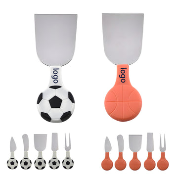 5-Piece Sport Cheese Knife Set