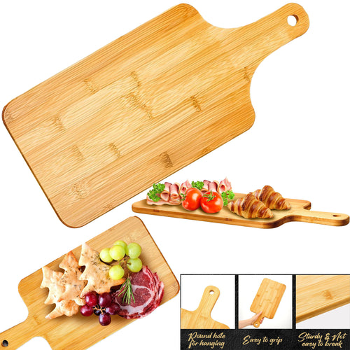 10½''x6'' Bamboo Paddle Shape Cutting Board