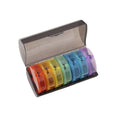 Circular Rainbow Pill Case