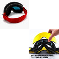 Uv Protection Magnetic Double Anti-fog Ski Goggles