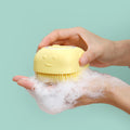 Pet Bath Silicone Brush With Shampoo Dispenser
