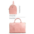 Leather Garment Duffel Bag