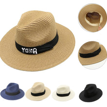 Wide Brim Straw Panama Roll Up Hat