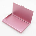 Portable Aluminum Metal Business Card Holder Card Case