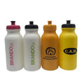 20 Oz. White Super Value Sports Bottle W/ Ridged Cap