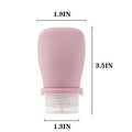 2Oz Silicone Travel Split Bottle