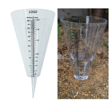 Rain Gauge with Scale Transparent Cone Rain Measuring Cup