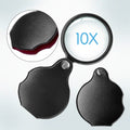 10x Small Pocket Foldable Magnify Glass