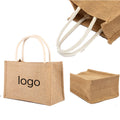 Burlap Tote Bag