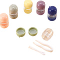 Compact Contact Lens Case With Tweezers Remover Tool Stick