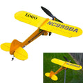 Yellow Airplane Weathervane Garden Decoration