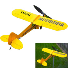 Yellow Airplane Weathervane Garden Decoration