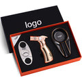 Cigar Lighter and Cutter Ashtray Set with Gift Box