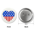 Iron Round Badge With Frosted Base
