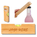 Bamboo Level With Bottle Opener