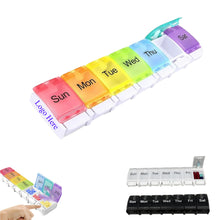 Rainbow Color Weekly 7 Day Pill Organizer