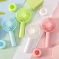 Usb Rechargeable Handheld Fan With Base