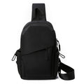 Small Black Sling Crossbody Backpack Shoulder Bag
