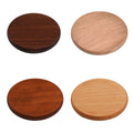 4" Solid Wood Grooved Insulated Coasters