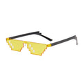 Narrow Pixel Multi-Color Sunglasses