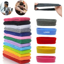 Sports Cotton Elastic Sweat Headband