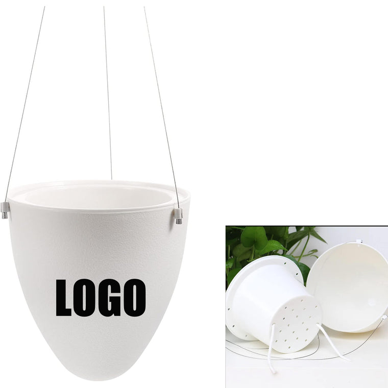 Eggshell Self Watering Hanging Planters