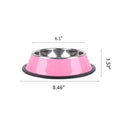 Stainless Steel Pet Feeding Dish Bowl