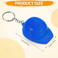 2 In 1 Mini Hard Hat Bottle Opener Keychain
