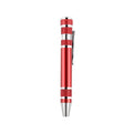 8-In-1 Aluminum Tool Pen With Screwdriver
