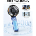 Ultra Quiet 6 Speed Portable Rechargeable Handheld Fan