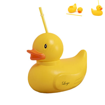 Plastic Duck Straw Cup