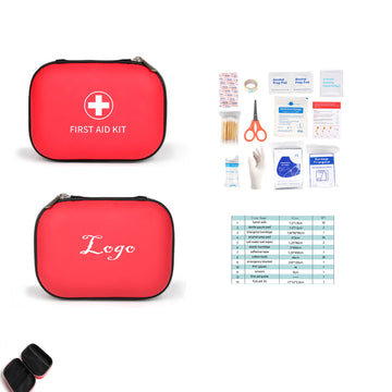 First Aid Kit With Zipper Bag