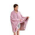 Milk Velvet Shawl Blanket Wearable Blanket Poncho Blanket
