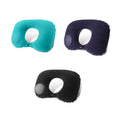 Flocked Inflatable U-shaped Pillow