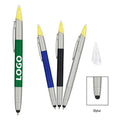 3-In-1 Ballpoint Pen/Highlighter/Stylus