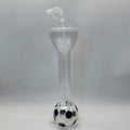 20 Oz Soccer Shaped World Yard Cup With Straw And Lid