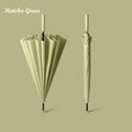 16-Rib Straight Shaft Automatic Umbrella