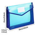 A4 Colored Expandable Envelope Plastic Folder