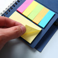 Notebook with Sticky Notes and Pen