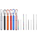 Portable Stainless Steel Telescopic Straw Set