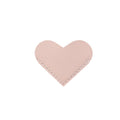 6-Pack Leather Heart-Shaped Portable Bookmarks