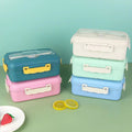 Eco-Friendly Wheat Straw Lunch Box with Cutlery