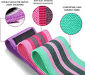 3-Piece Fitness Resistance Band Set