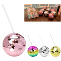 20 Oz. Disco Ball Tumbler Cups With Straw